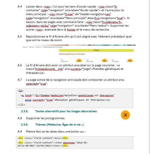 Capture d’écran d’une demande d’évolution : description, criticité, responsables et statut